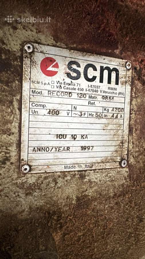 Scm Record 120 CNC medienos apdirbimo centras - nuotraukos Nr. 5