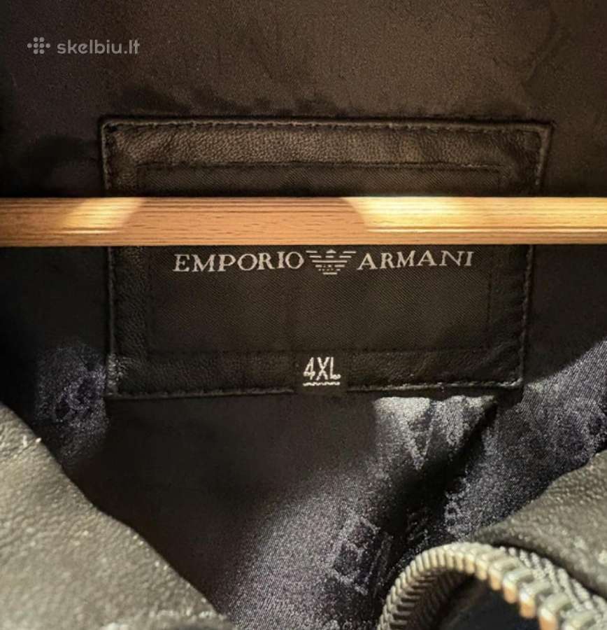 Emporio Armani Odinė Striukė - nuotraukos Nr. 2