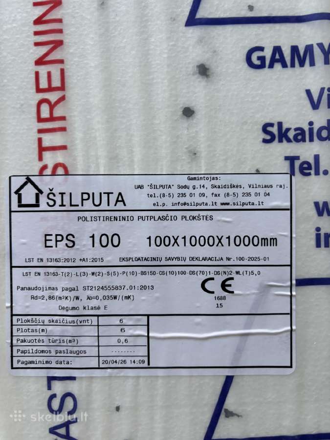 Polistirolas eps100 - nuotraukos Nr. 2