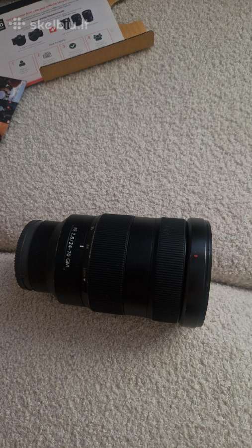 Objektyvas sony 24-70 f2.8 su dėžute - nuotraukos Nr. 2
