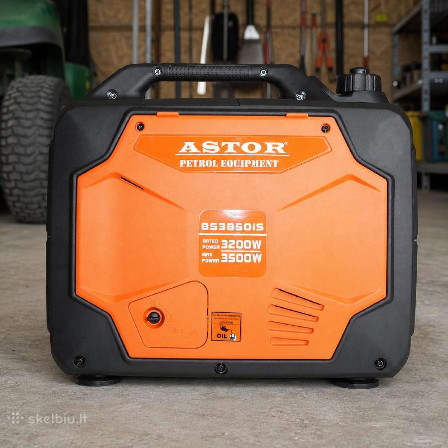 Inverterinis generatorius Astor 3850is 3,5 kw 63db - nuotraukos Nr. 2
