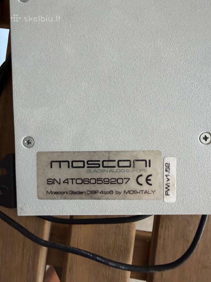Audio garso aparatūra Rockford Mosconi Gladen - nuotraukos Nr. 6