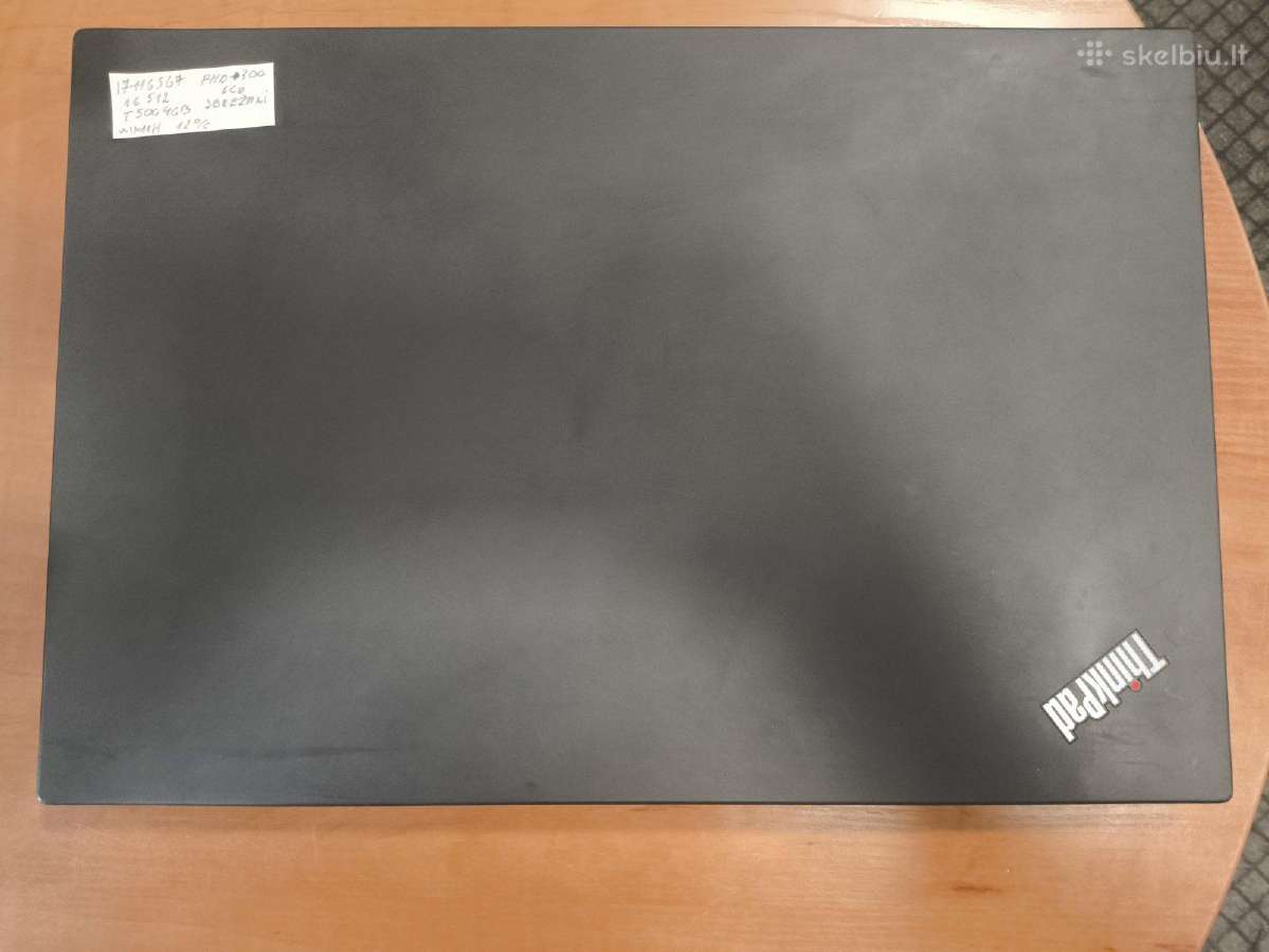 P15s 15.6 Ips i7-1165g7 16gb 512gb T500 4gb 12% - nuotraukos Nr. 3