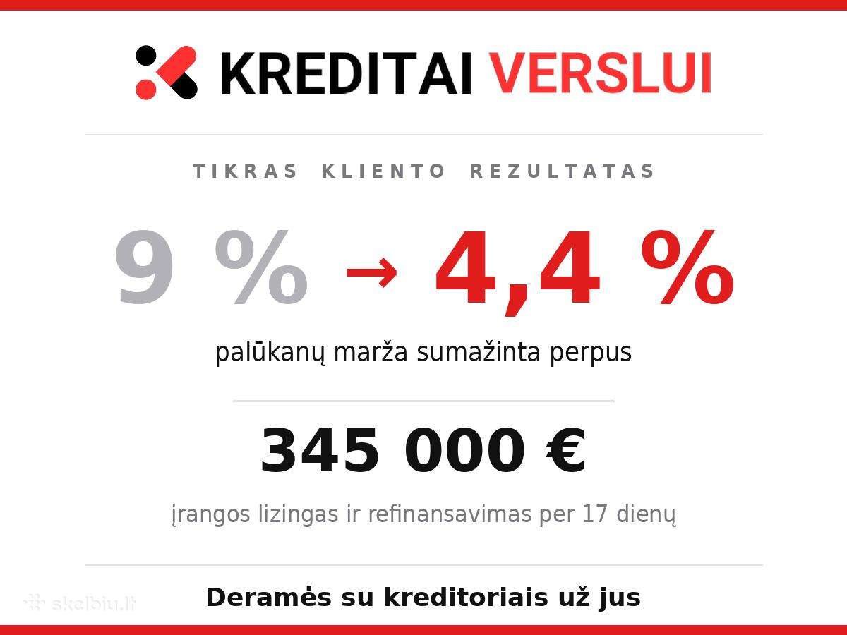 Verslo paskola: keli kreditoriai varžosi dėl jūsų - nuotraukos Nr. 2