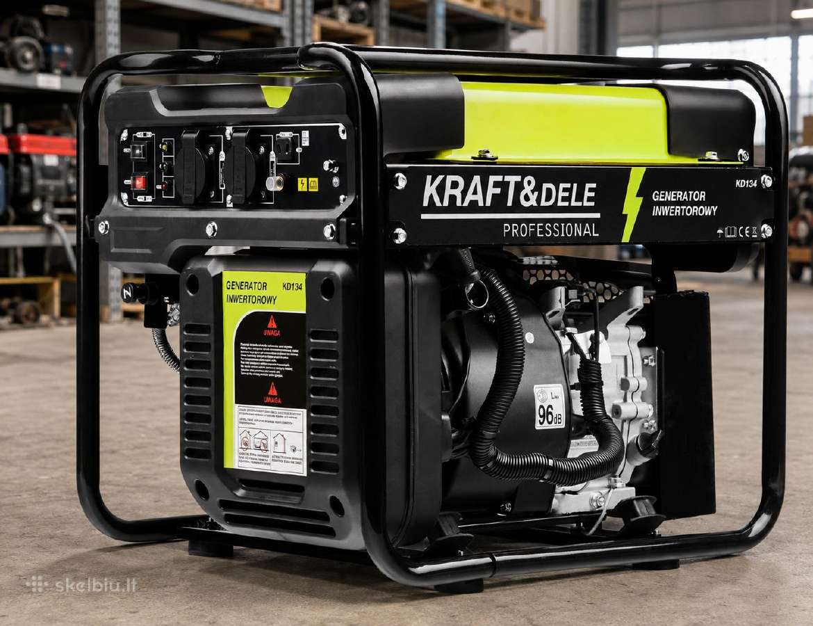 Inverterinis generatorius Kraft&dele Kd134 4 kw - nuotraukos Nr. 2