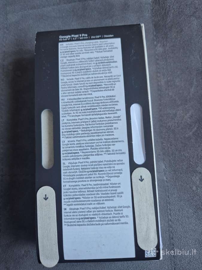 Google Pixel 9 Pro 256gb(obsidian) - nuotraukos Nr. 6