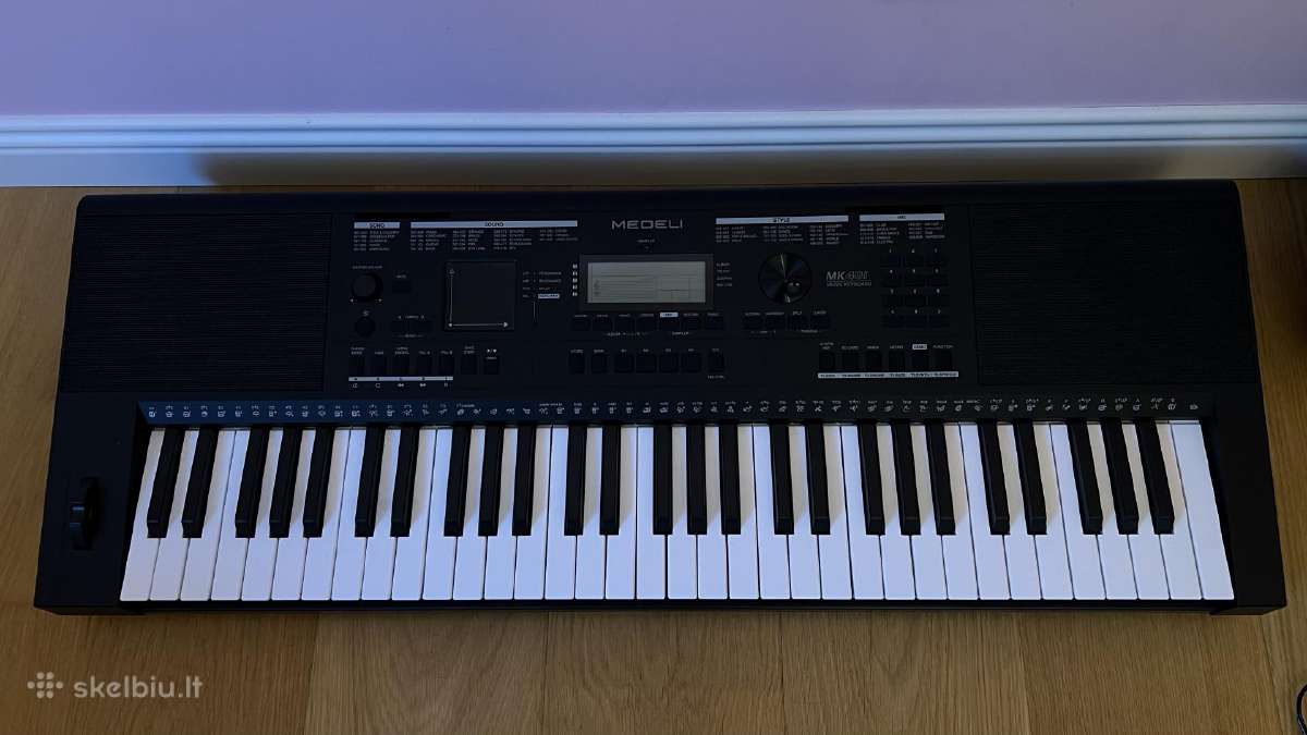 Nešiojamas sintezatorius Medeli Mk401 - nuotraukos Nr. 4
