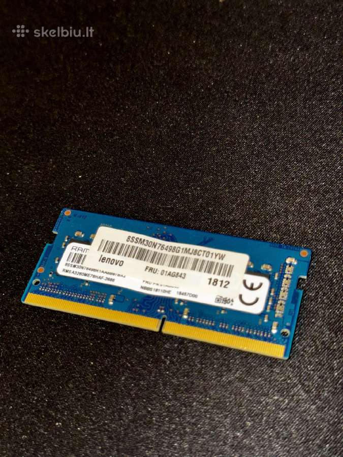 RAM 16gb (2x8gb) Ddr4 Sodimm Lenovo / Ramaxel - nuotraukos Nr. 3
