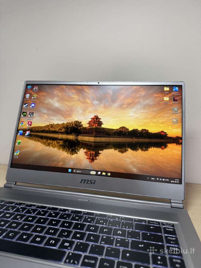 Msi Creator P65 /16 GB RAM/i7/gtx 1660ti/512 SSD - nuotraukos Nr. 3