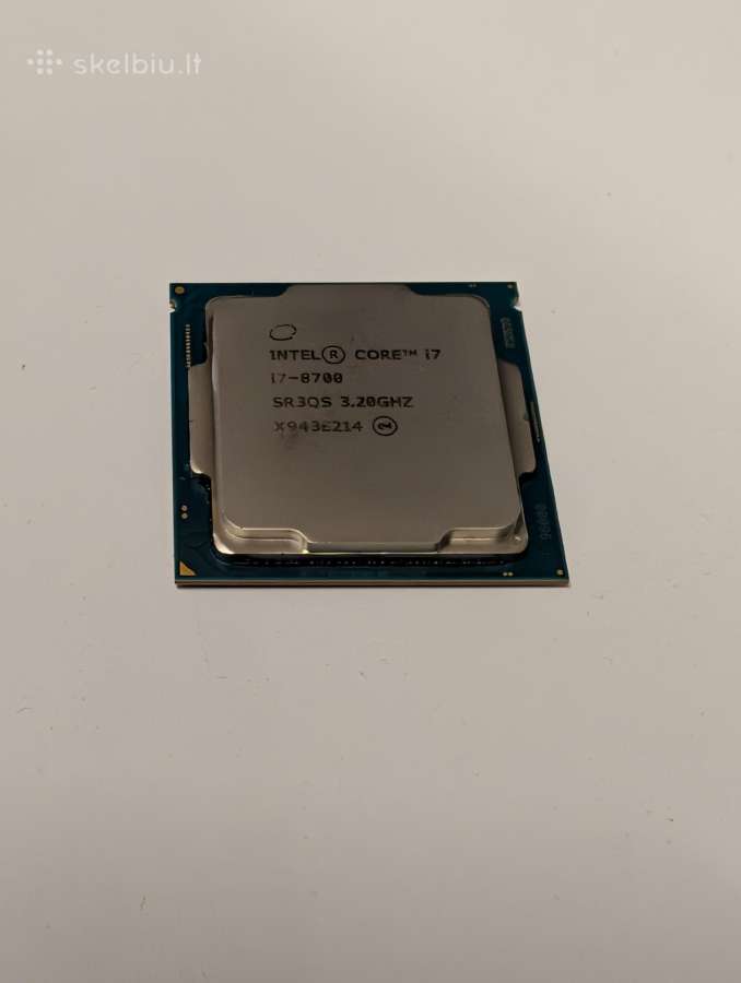 Intel I7 8700 procesorius - nuotraukos Nr. 2