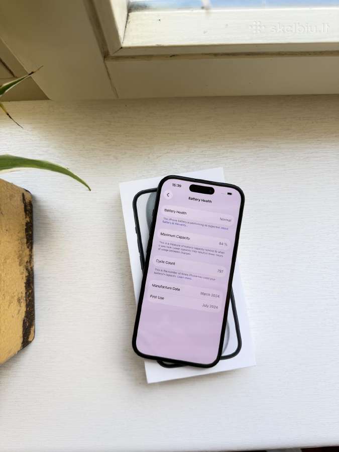 Apple iPhone 15 256gb - nuotraukos Nr. 9