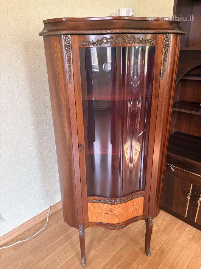 Vintažinė kampinė spintelė - nuotraukos Nr. 7