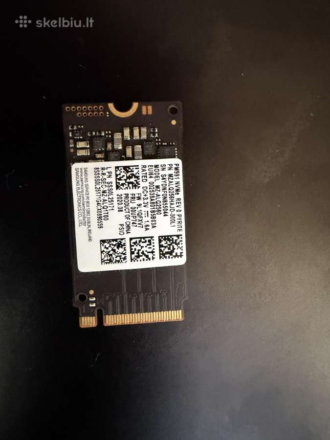 M.2 nvme pm991 SSD - nuotraukos Nr. 2