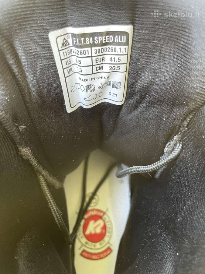 Riedučiai K2 Fit 84 Speed Alu - nuotraukos Nr. 2