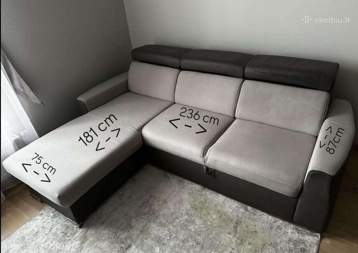 Parduodama geros būklės sofa/kampas - nuotraukos Nr. 14