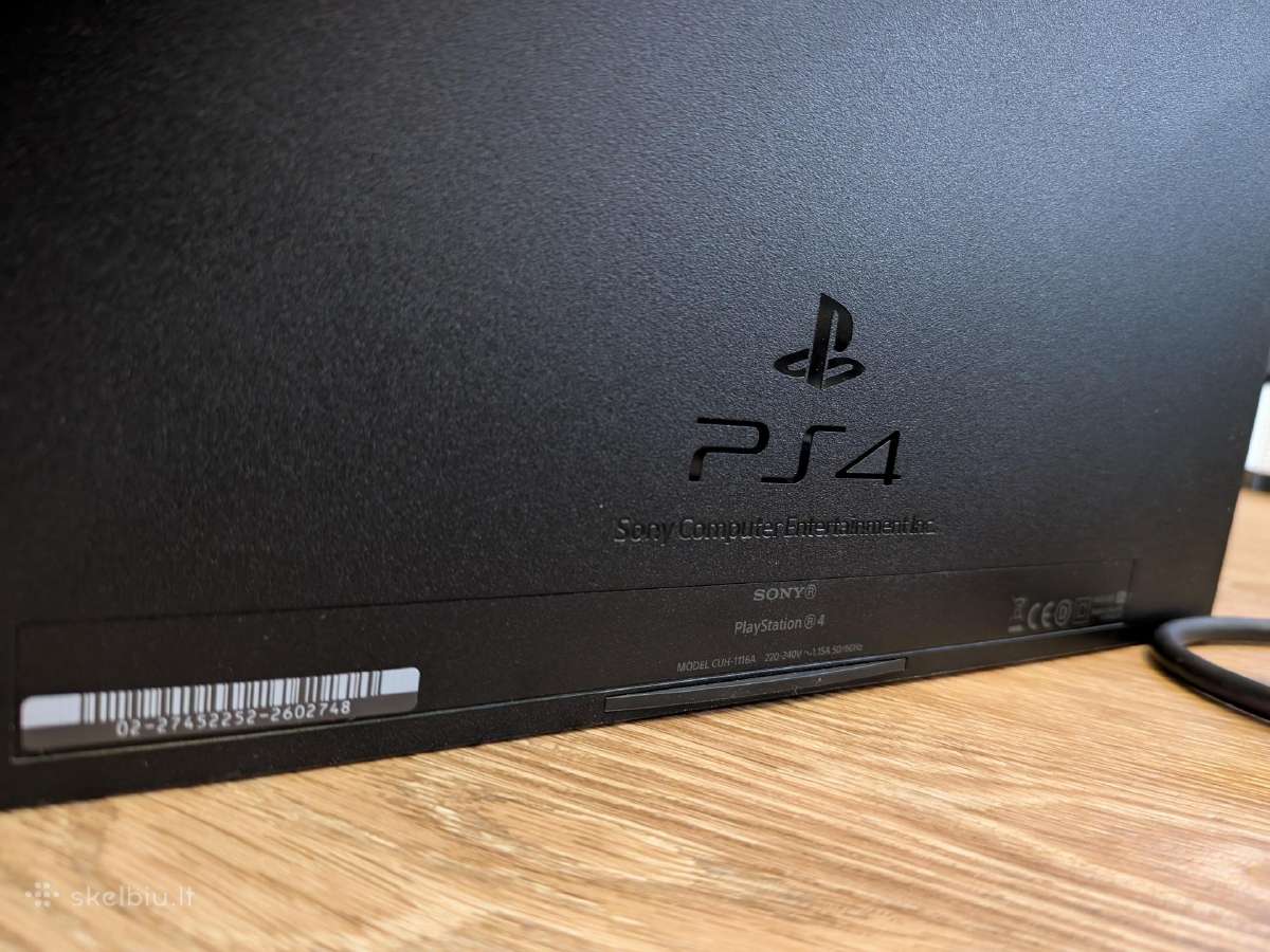 Playstation 4 (Ps4) 500 GB + du valdymai - nuotraukos Nr. 7