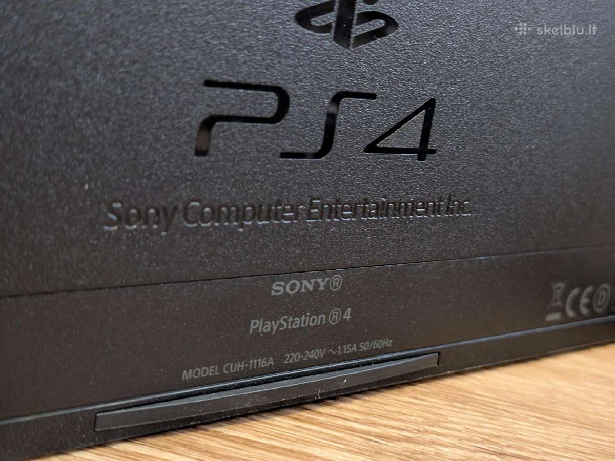 Playstation 4 (Ps4) 500 GB + du valdymai - nuotraukos Nr. 8