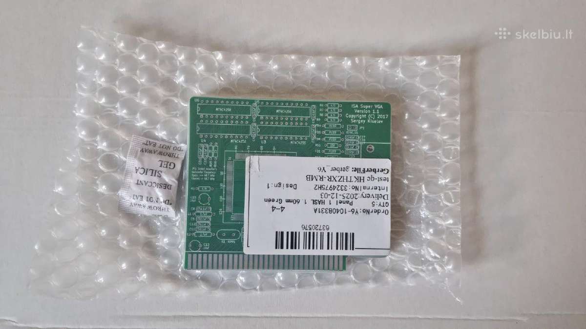 Parduodu Homebrew 8088 ir Trident Tvga 9000 Pcb - nuotraukos Nr. 3