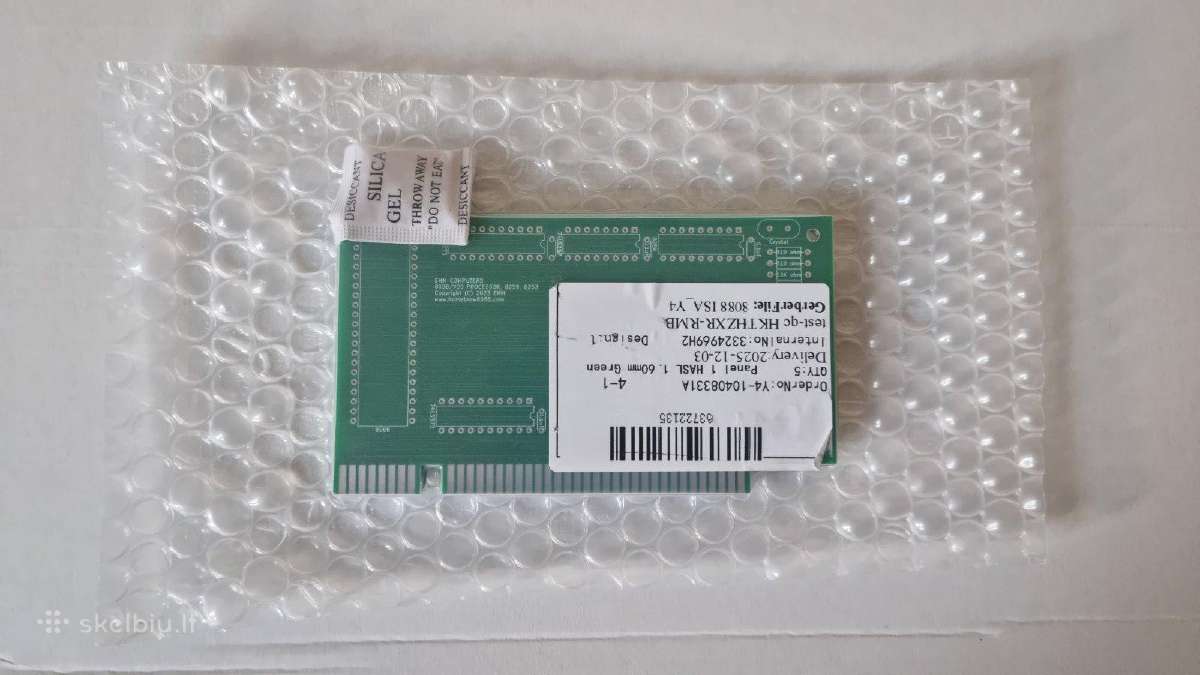 Parduodu Homebrew 8088 ir Trident Tvga 9000 Pcb - nuotraukos Nr. 4