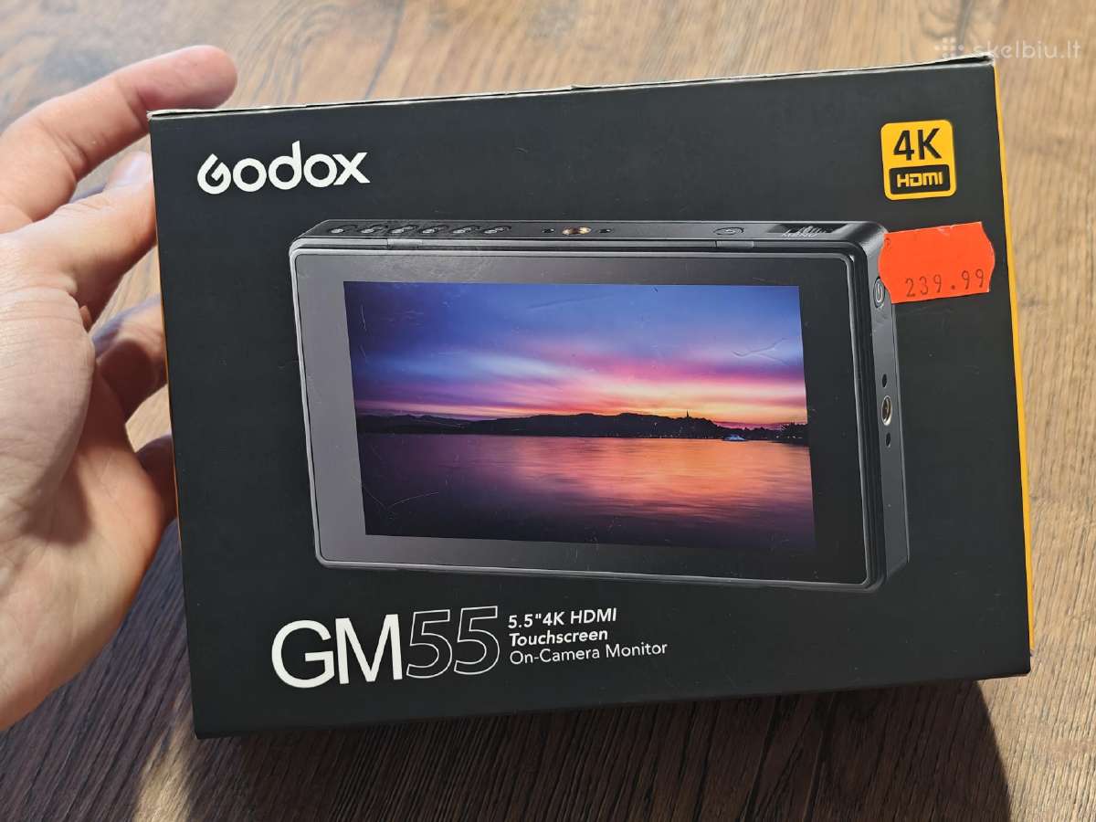 Godox Gm55 4k Hdmi on camera monitor video - nuotraukos Nr. 2