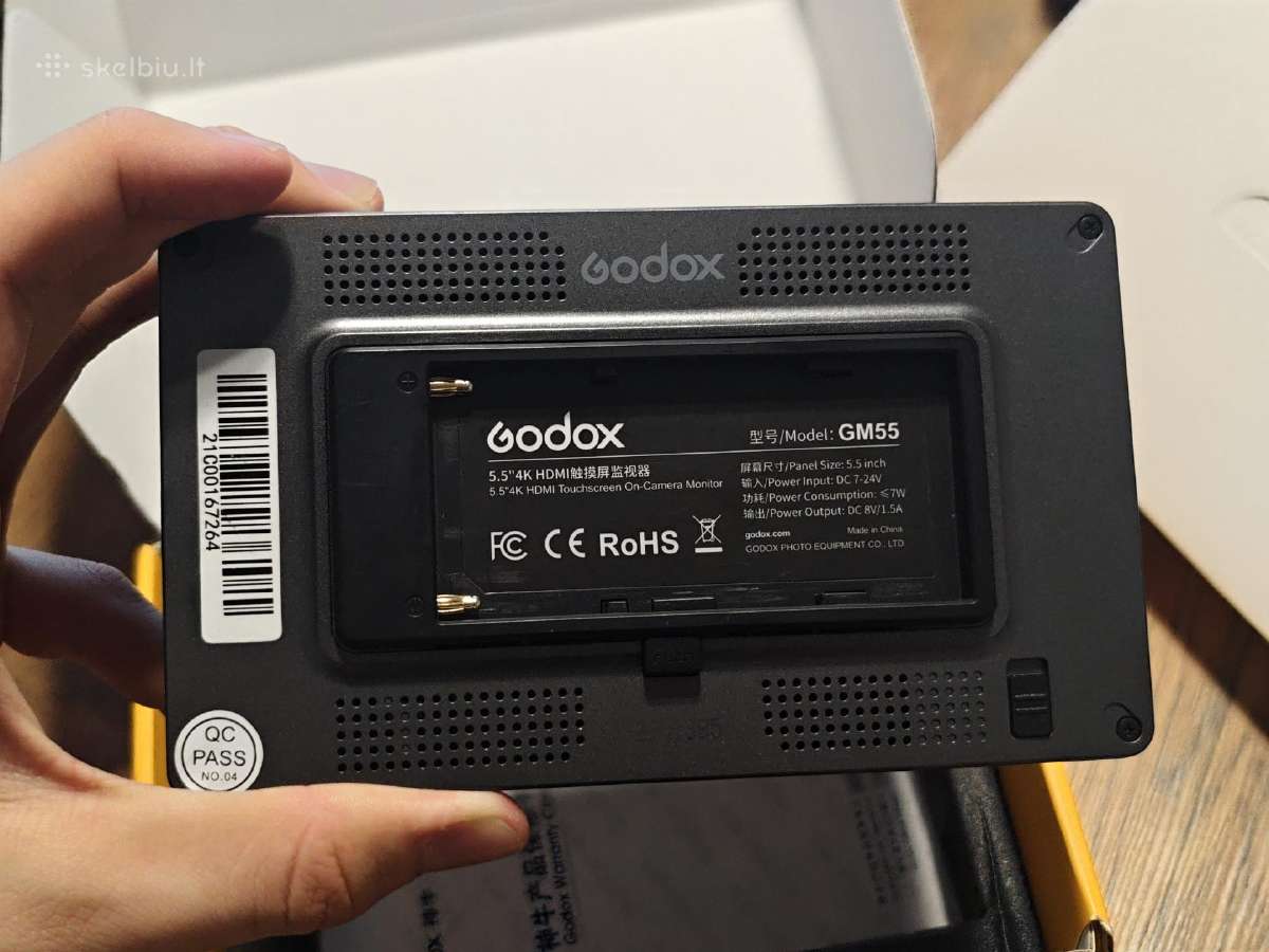 Godox Gm55 4k Hdmi on camera monitor video - nuotraukos Nr. 9
