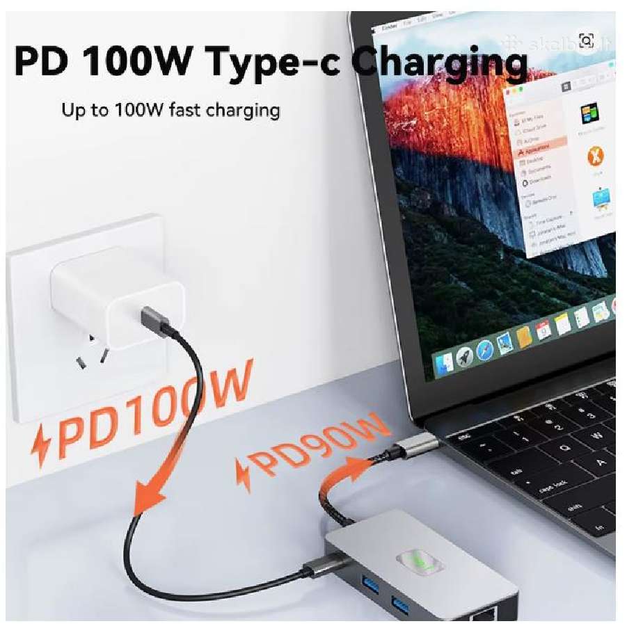 Tebe Usb-c Docking Station Type-c to 4k Hdmi-adapt - nuotraukos Nr. 4