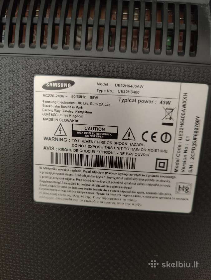 Samsung TV 32" - nuotraukos Nr. 3