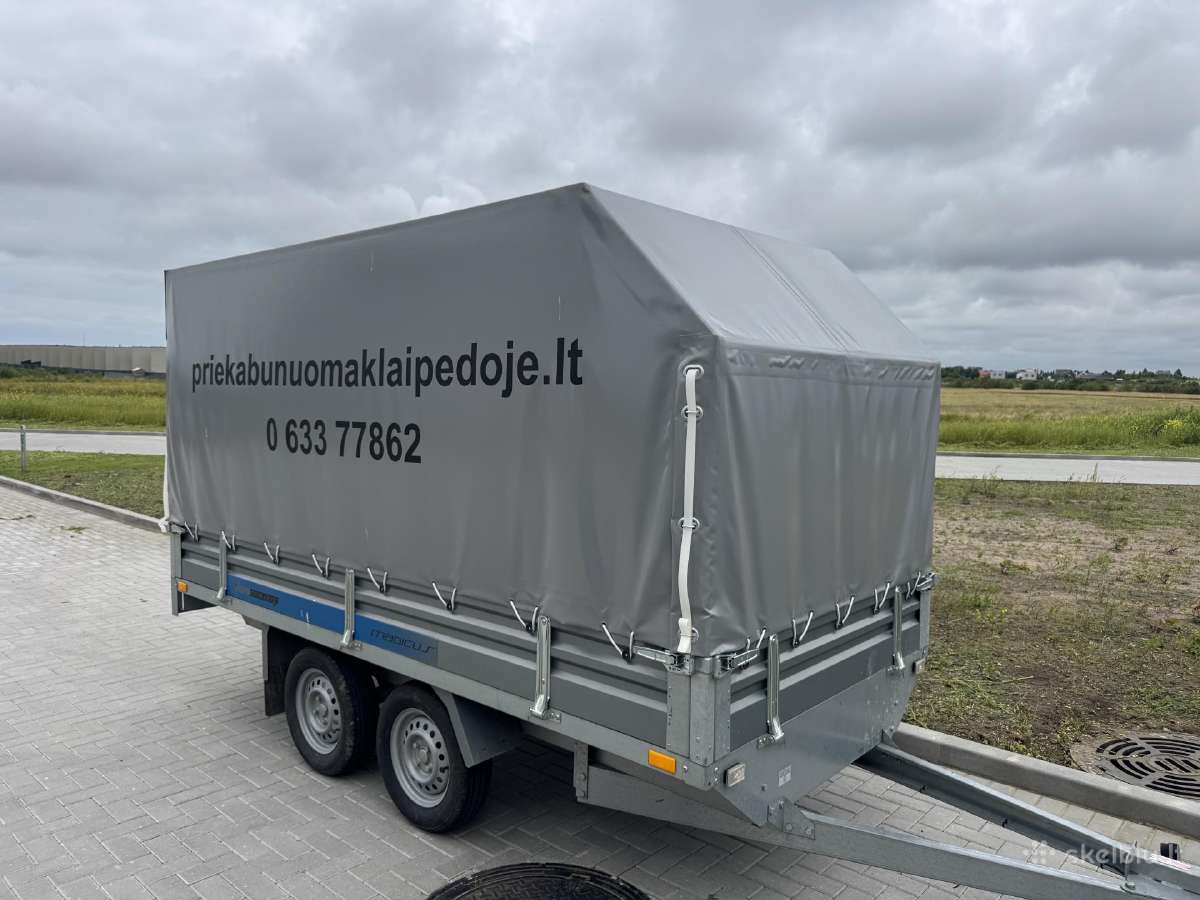Tentines priekabos nuoma Klaipėdoje - B kategorija - nuotraukos Nr. 2