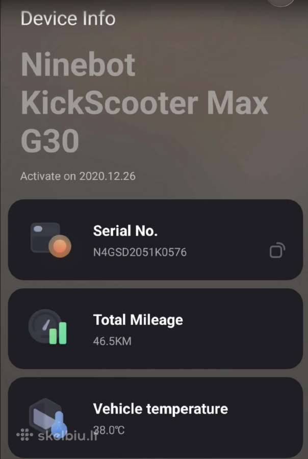 Segway Ninebot Kickscooter Max G30 - nuotraukos Nr. 6