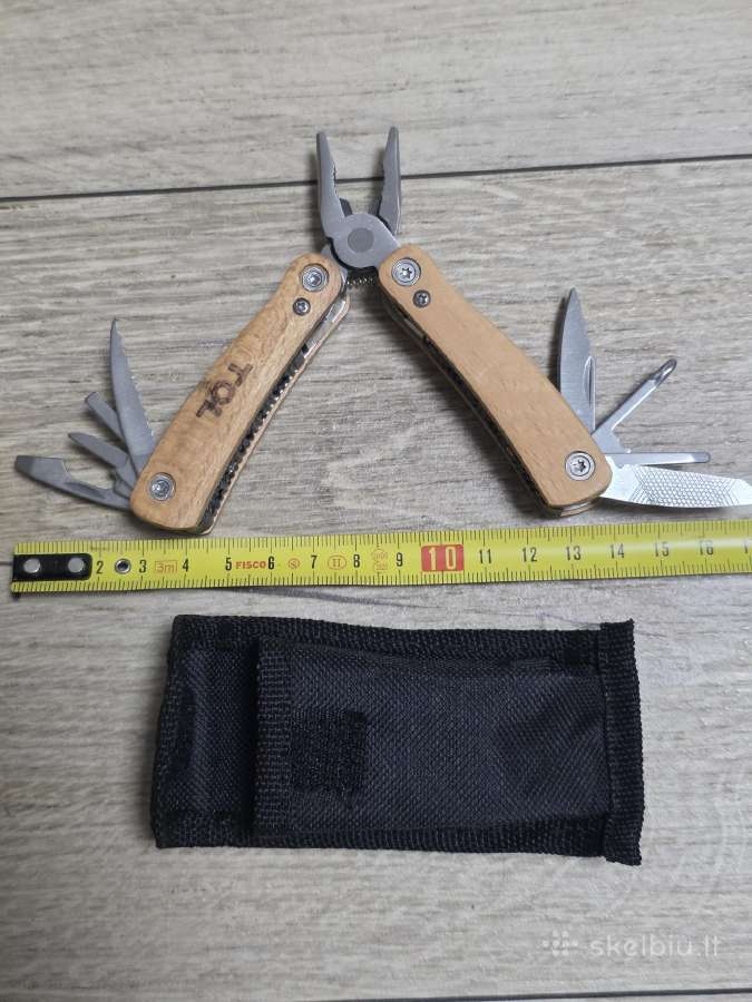 Įrankis su medine rankena (Multitool - nuotraukos Nr. 2
