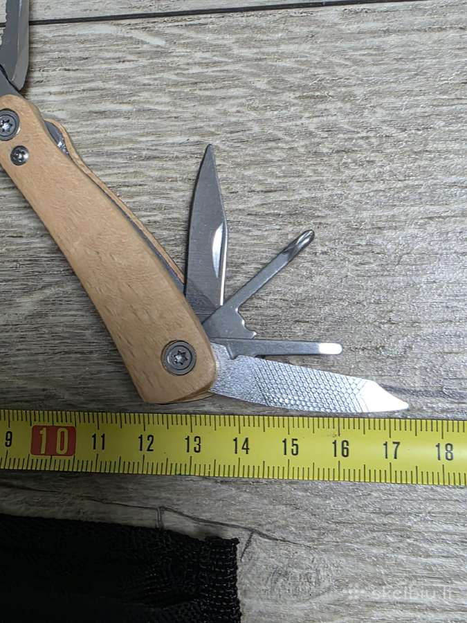Įrankis su medine rankena (Multitool - nuotraukos Nr. 3