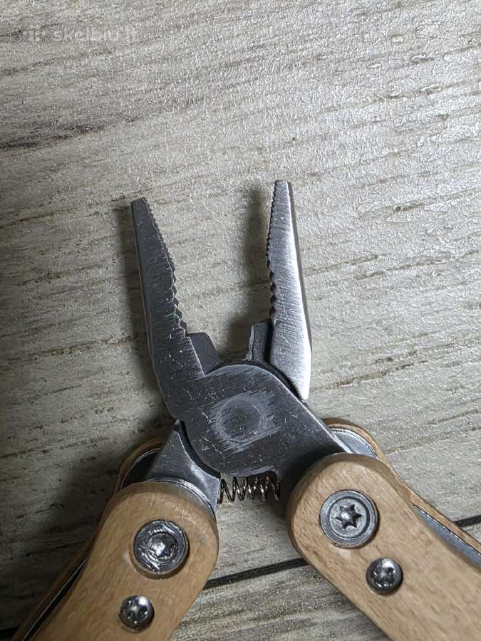 Įrankis su medine rankena (Multitool - nuotraukos Nr. 7