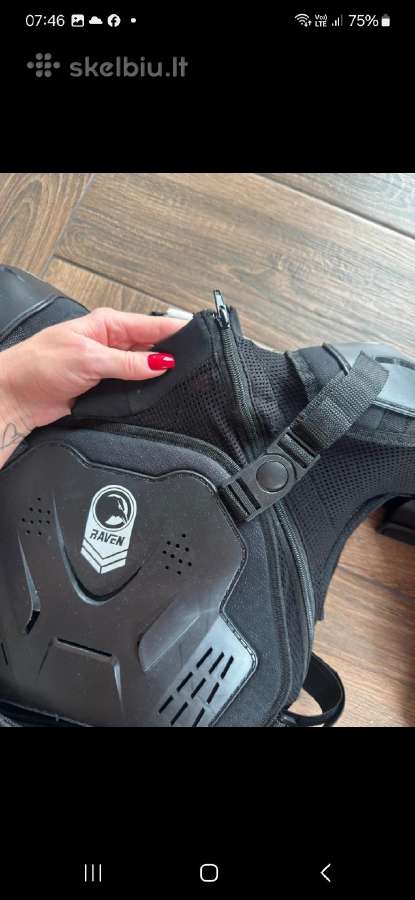Raven moto šarvai - nuotraukos Nr. 3