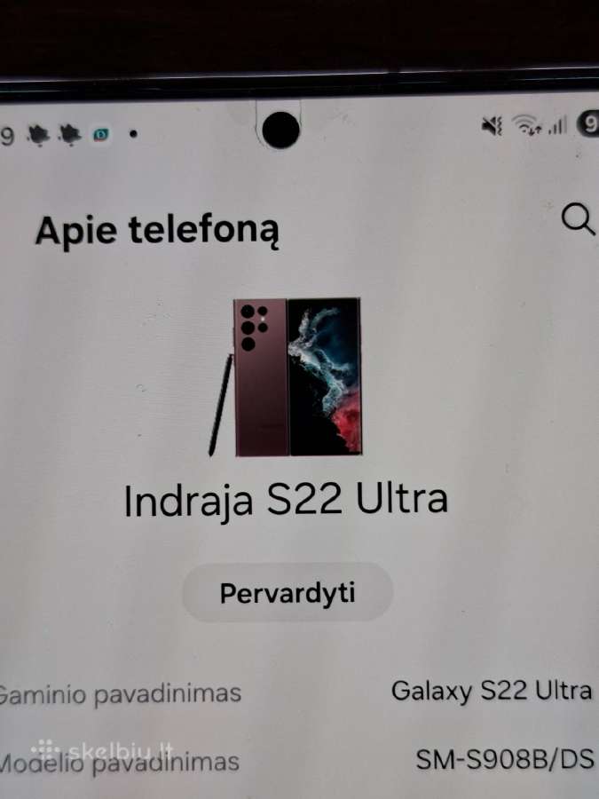 Samsung Galaxy S 22 Ultra - nuotraukos Nr. 2