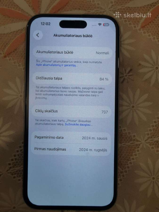 iPhone 15 128gb - nuotraukos Nr. 2