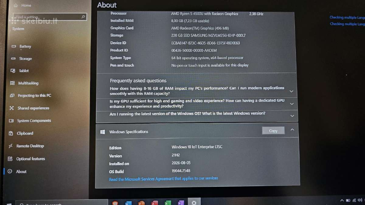 Lenovo Thinkpad E15 Gen2 - nuotraukos Nr. 6