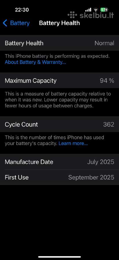 iPhone 16pro 256gb - nuotraukos Nr. 7