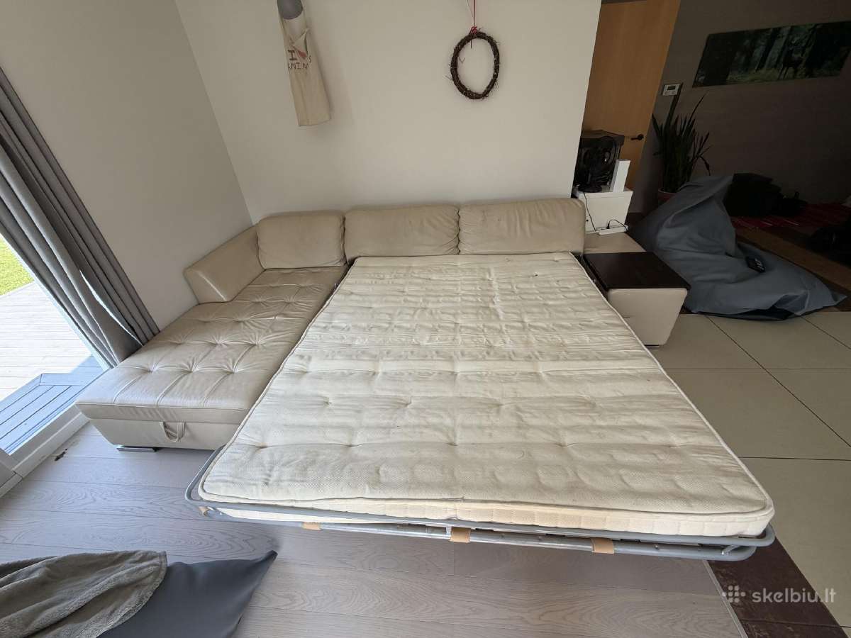 Odinė sofa-lova (Dovanoju) - nuotraukos Nr. 3