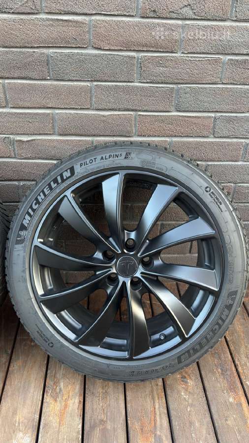 Rial Lugano Black R19 + Michelin Alpin5 235/40/r19 - nuotraukos Nr. 3