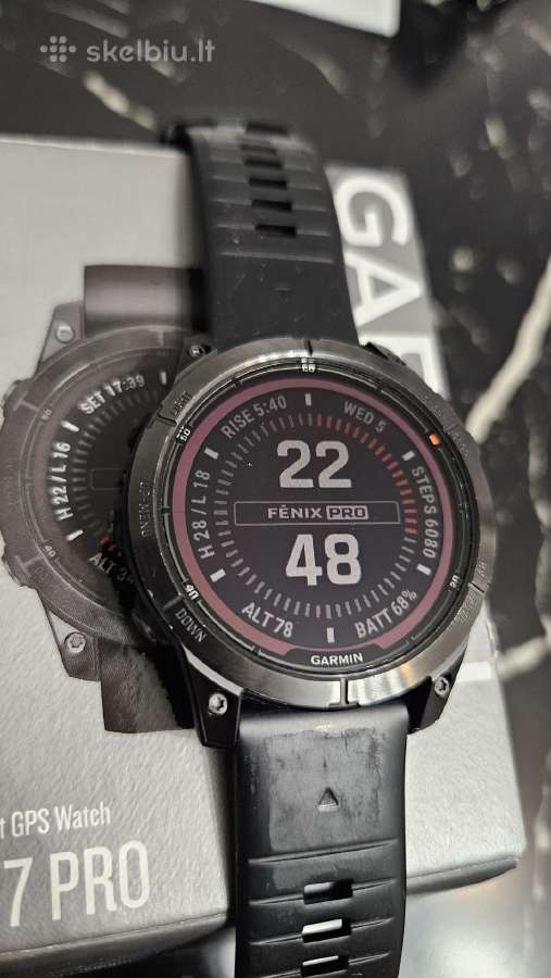 Garmin fenix 7 Pro solar, 47mm - nuotraukos Nr. 3