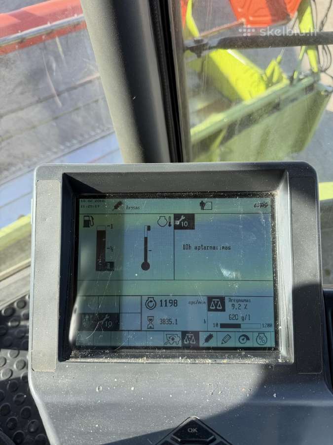 Parduodamas kombainas Claas Lexion 550 - nuotraukos Nr. 8