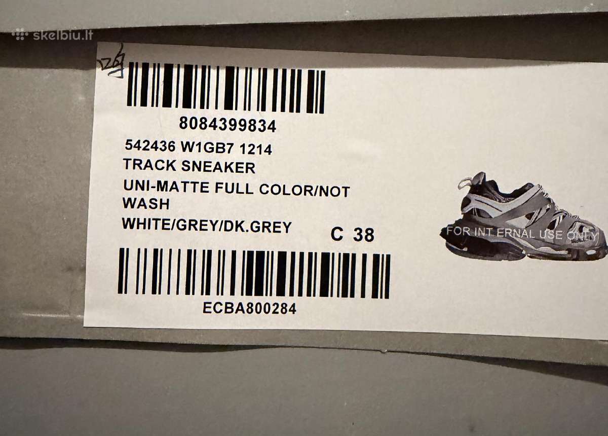 Balenciaga track laisvalaikio kedai - nuotraukos Nr. 6