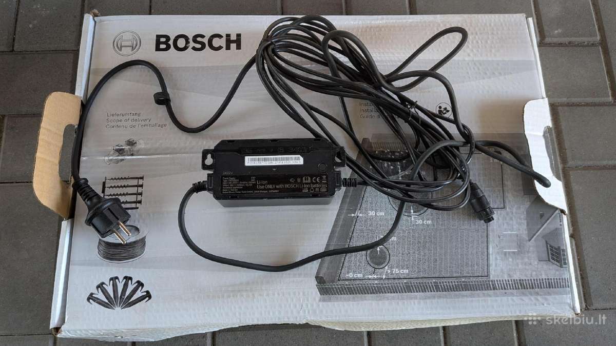 Vejos roboto Bosch Indego pakrovėjas ir priedai - nuotraukos Nr. 3