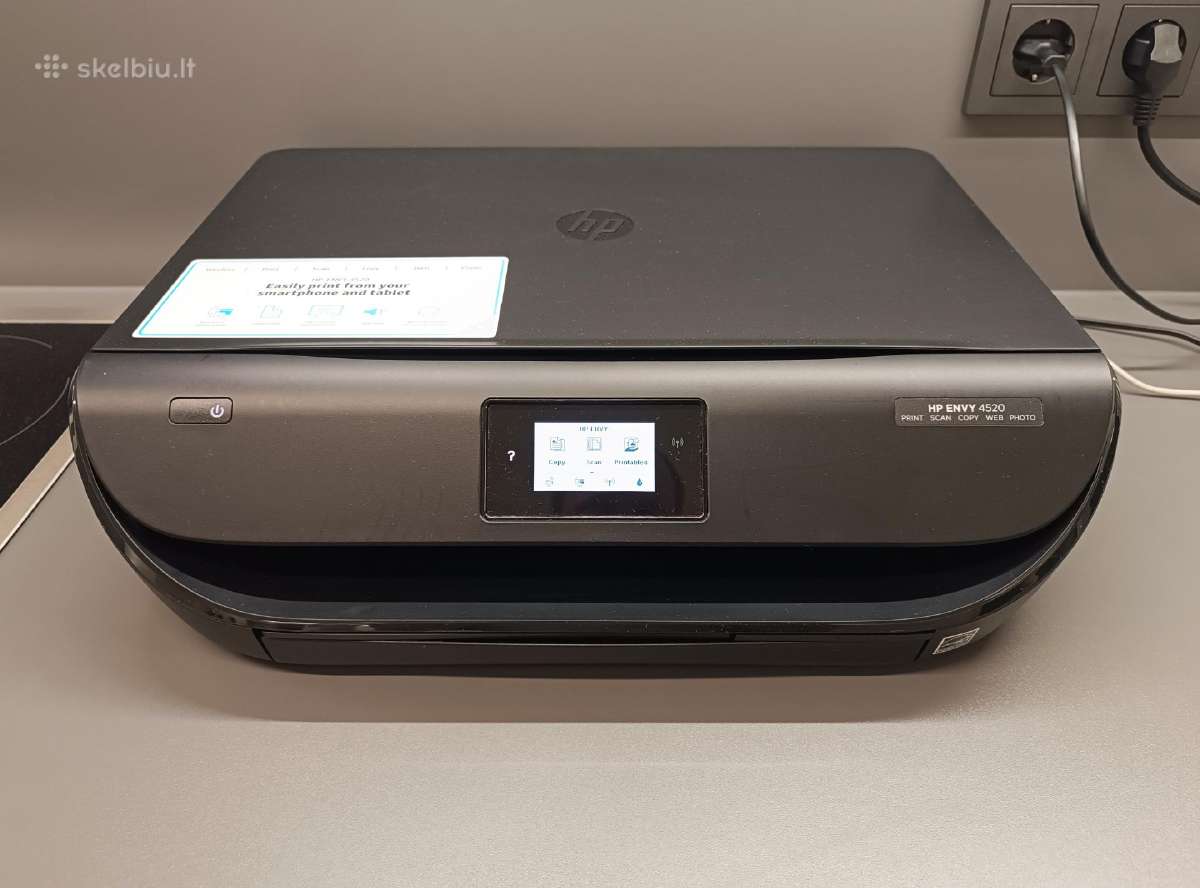 Hp Envy 4520 + naujos originalios kasetės - nuotraukos Nr. 2