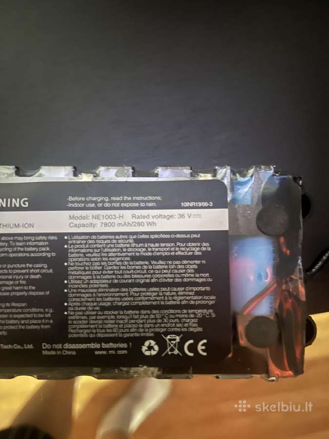 Xiaumi battery 36 v Gera veikianti - nuotraukos Nr. 2