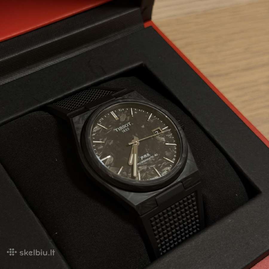 Tissot Prx Powermatic 80 Carbon 40.5mm - nuotraukos Nr. 3