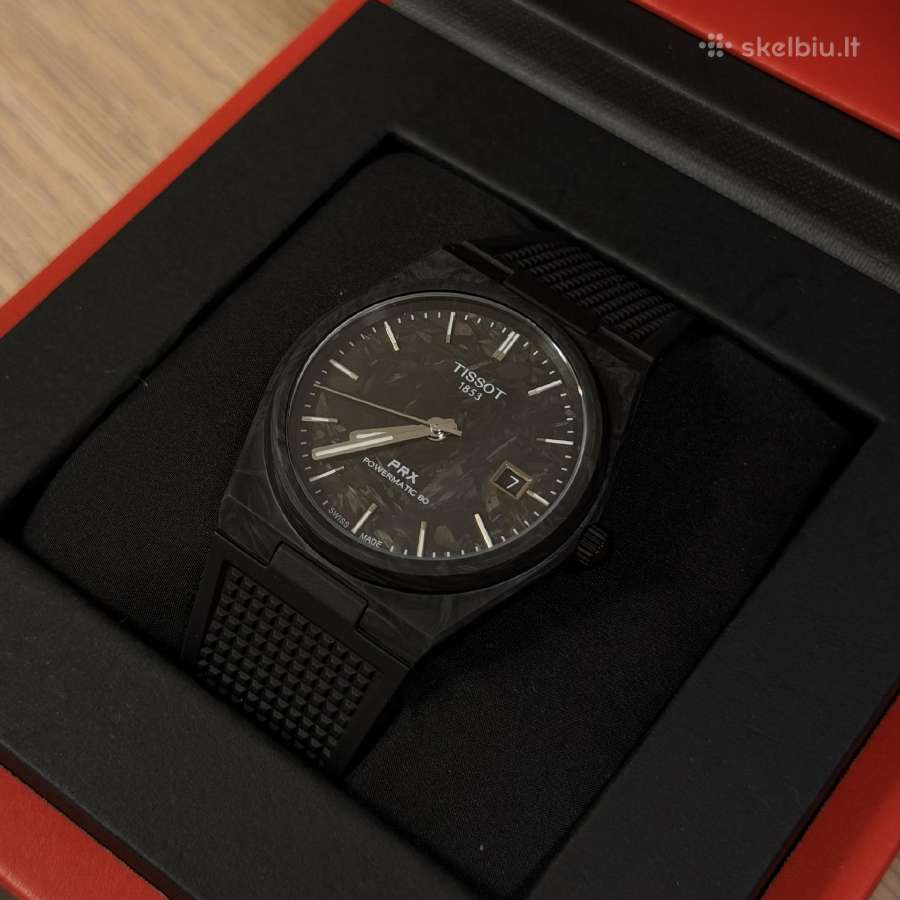 Tissot Prx Powermatic 80 Carbon 40.5mm - nuotraukos Nr. 4