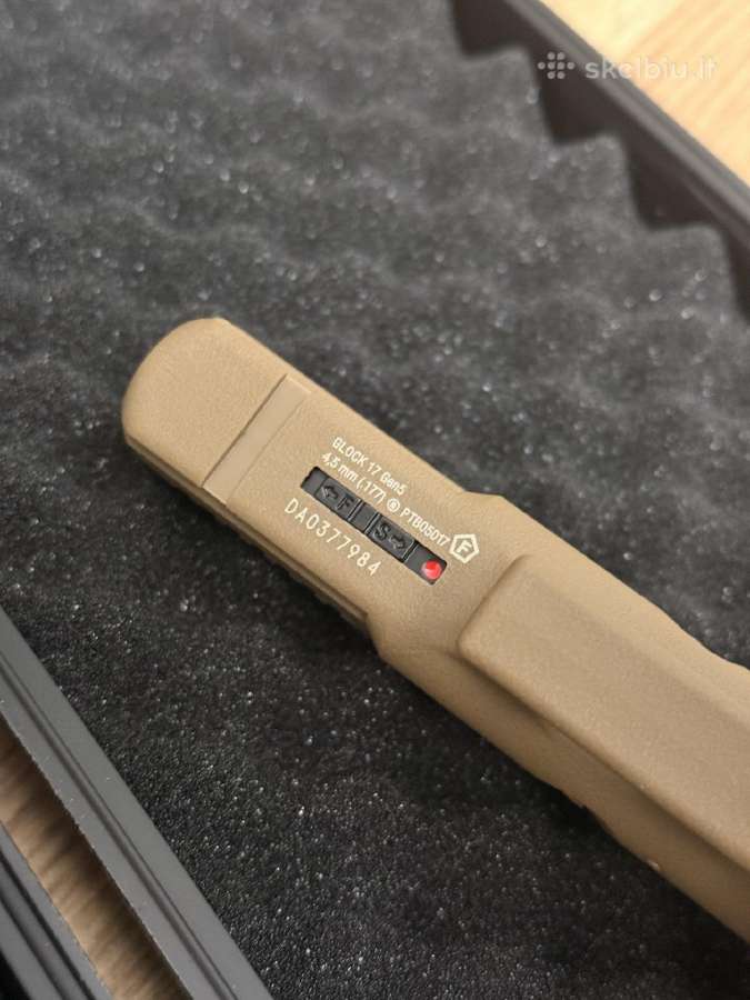 Glock 17 Gen 5 Blowback (4.5mm) Coyote - nuotraukos Nr. 10