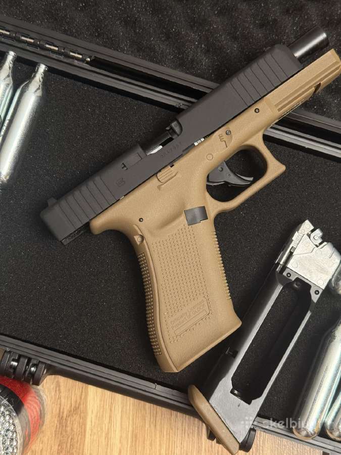 Glock 17 Gen 5 Blowback (4.5mm) Coyote - nuotraukos Nr. 11