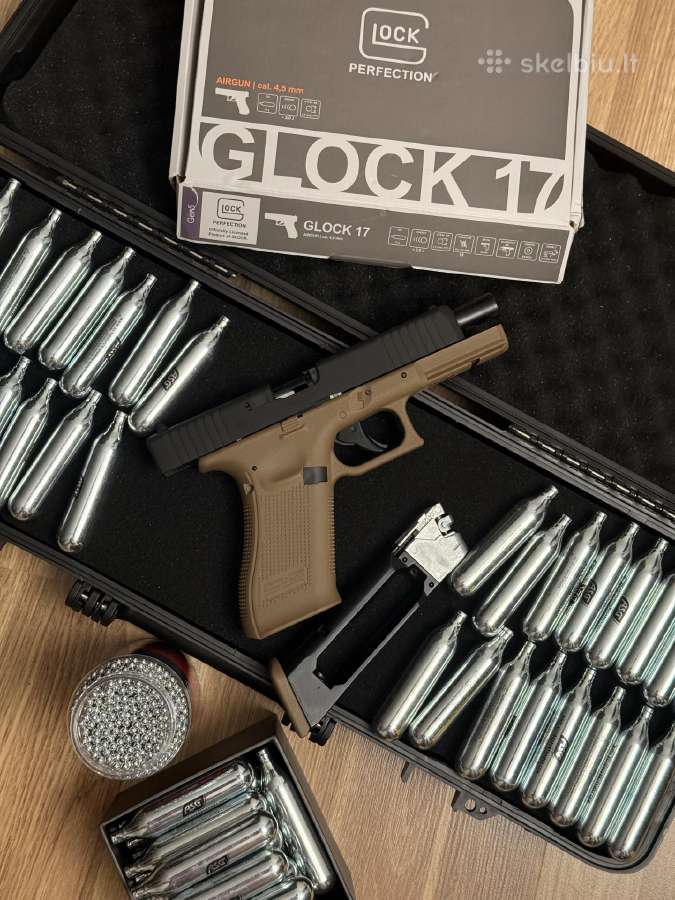 Glock 17 Gen 5 Blowback (4.5mm) Coyote - nuotraukos Nr. 4